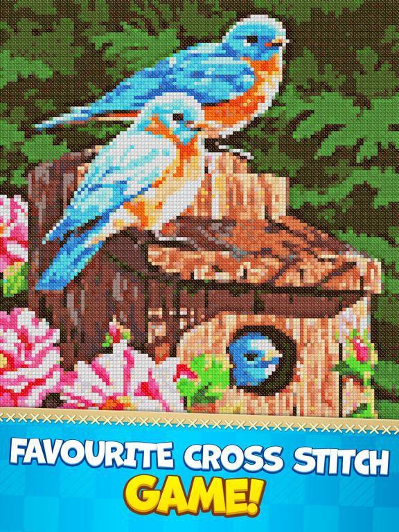 CROSS-STITCH: COLORING BOOK
