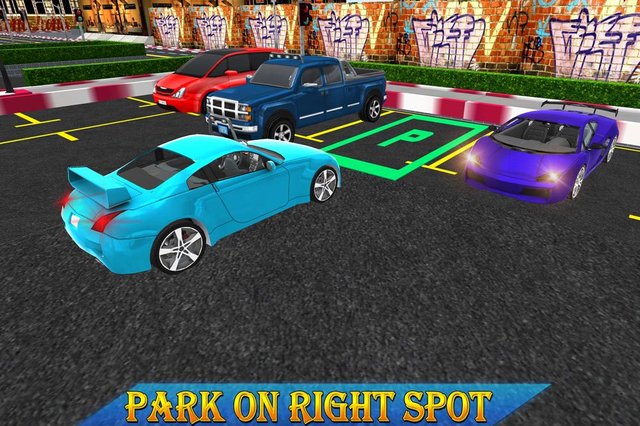 Modern Supermarket Car Parking
