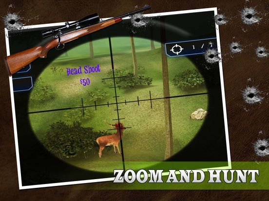 2016 3D Big Deer: Hunting Sniper Survival Free