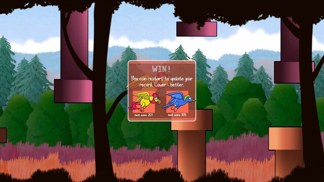Flappy Bird in extra beautiful world