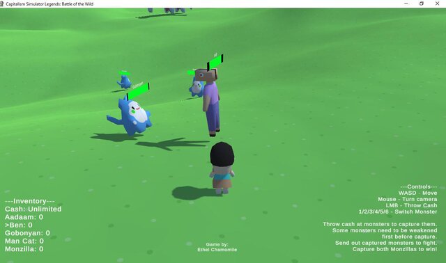 Capitalism Simulator Legends: Battle of the Wild