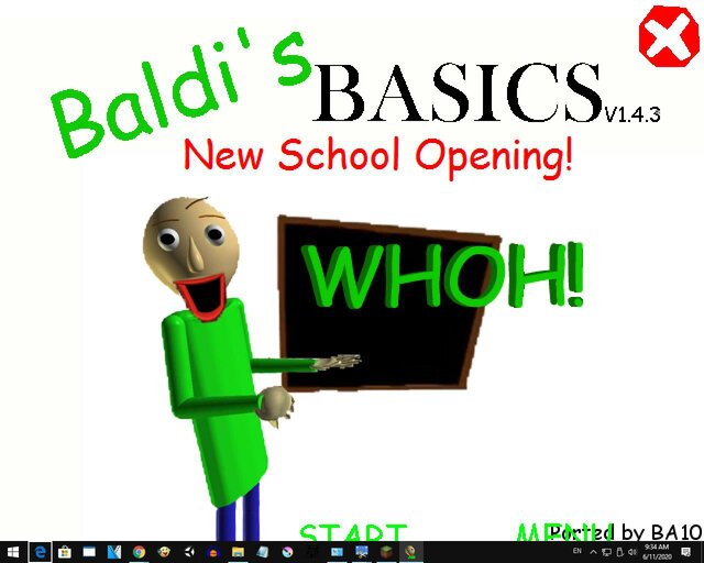 Baldi's Basics New Opening School (1.4.3 Port)