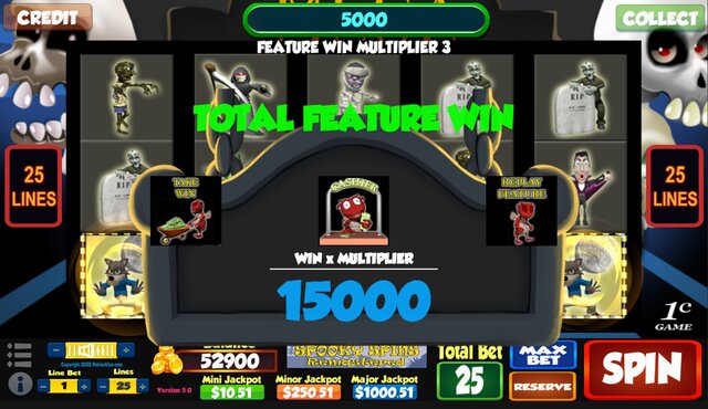 Spooky Spins Remastered - Casino Slot Simulations