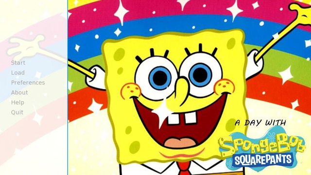 A Day with Spongebob (A Dating Sim)