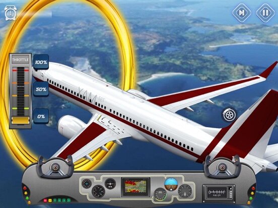 City Airplane Pilot Flight Sim