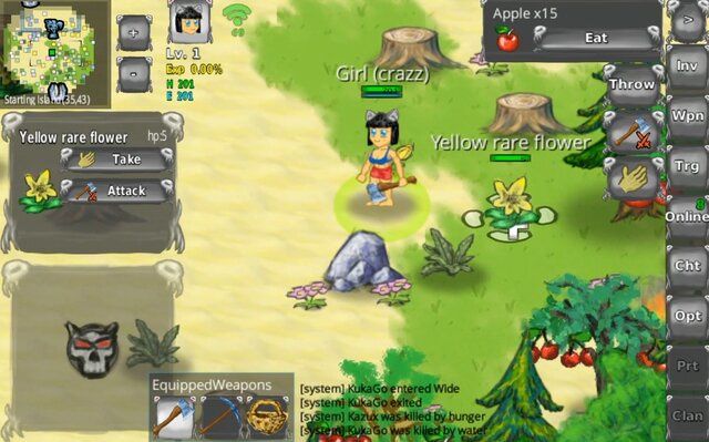 Brutal World online - 2D Survival MMORPG with open world (Early Access, for Android)