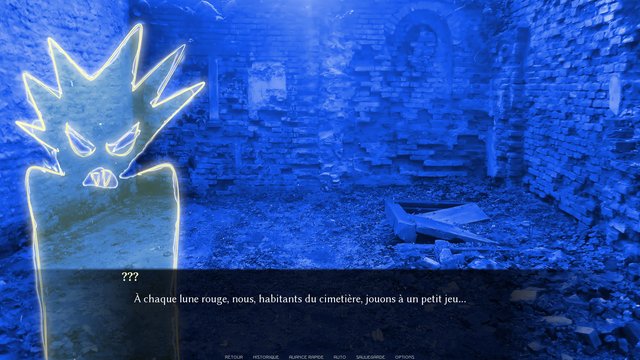 Le bleu du cimetière