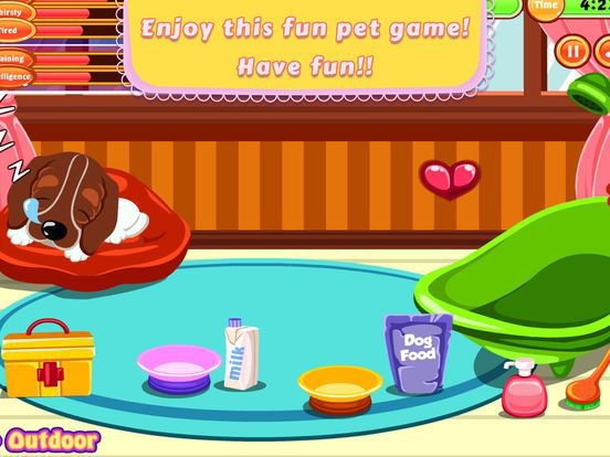 Baby Doggy Day Care - start a brain challenge game