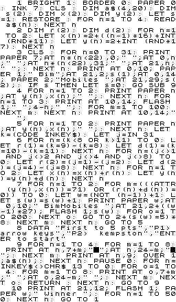 BimMobile (ZX Spectrum) by Matthew Begg