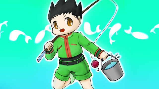 ゴンの池の主つり