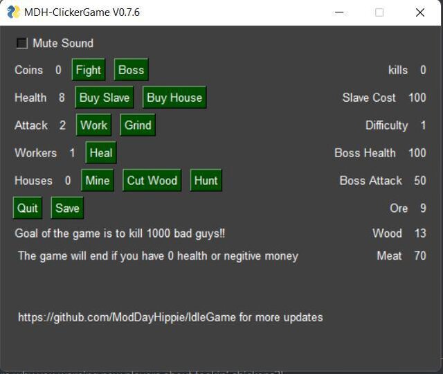 MDH-Clicker Game V0.7.5