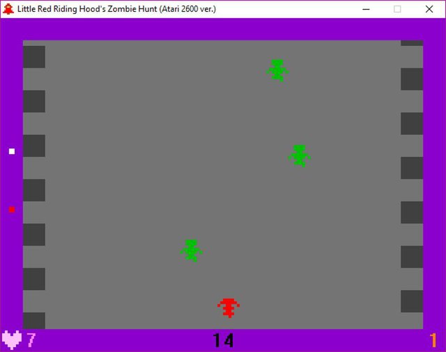 Little Red Riding Hood’s Zombie Hunt (Atari 2600 version)