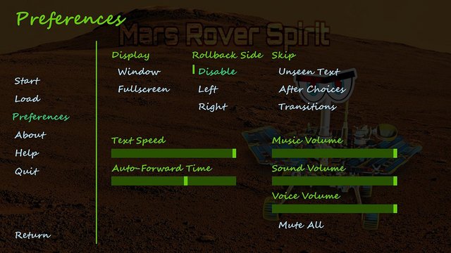 Mars Rover Spirit