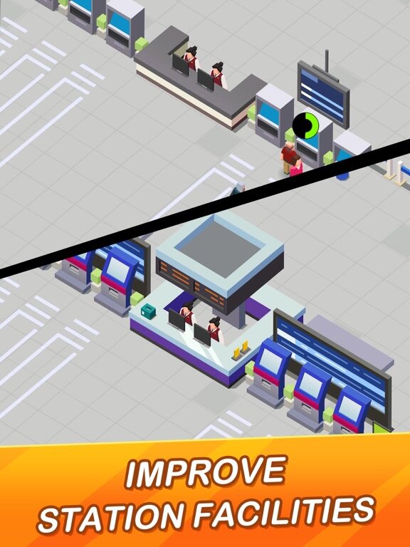 Idle Train Empire Tycoon Games