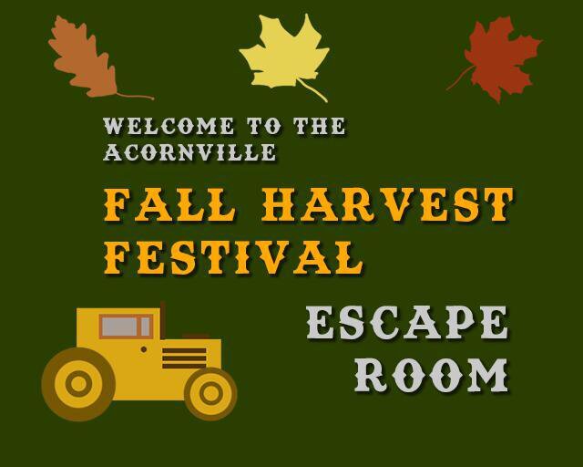 Acornville Fall Harvest Escape Room