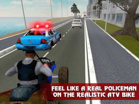 Police ATV Simulator: City Quad Bike Racing Full