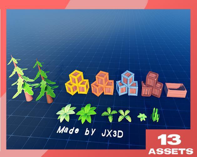 Free Stylized Asset Pack by Jam!