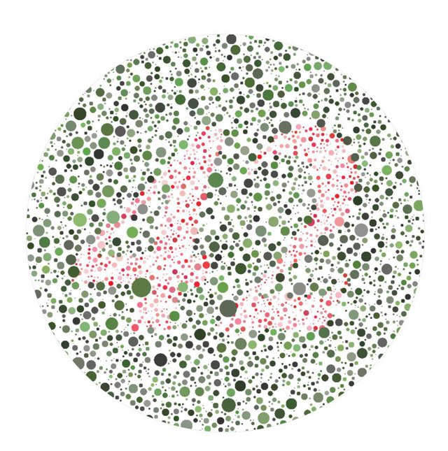 Color perception test