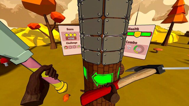 Timberman VR - grab an axe, chop trees, beat records!