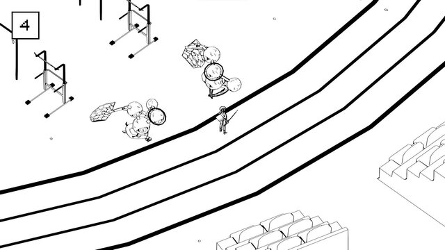 My Work At Paradise - B&W Game Jam