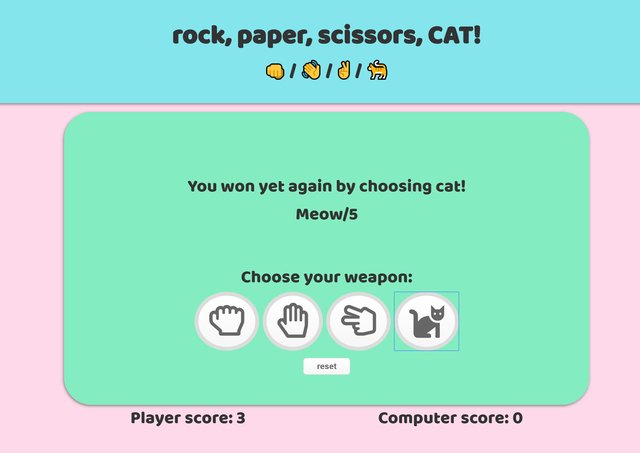 Rock, Paper, Scissors, CAT!