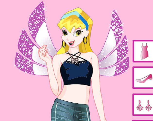 Winx Stella Fans Dress up game