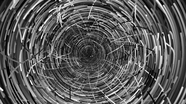 1: Glass tunnel