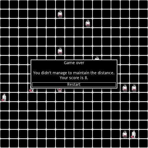 The distancing game