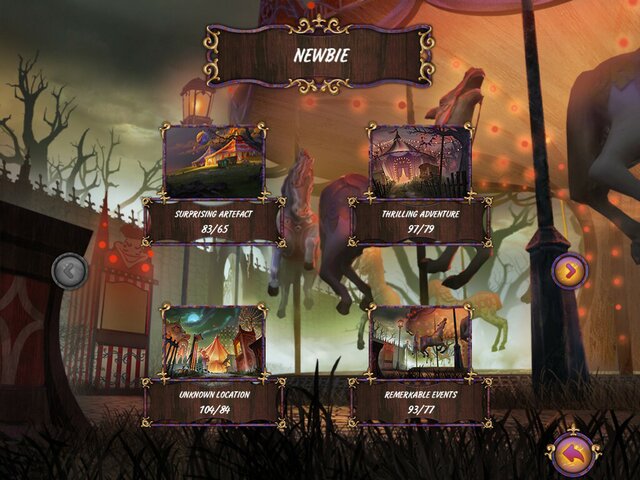 Dark Solitaire. Mystical Circus