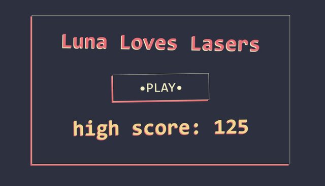Luna Loves Lasers