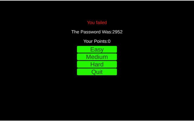 Password Cracker (Joystickgame)