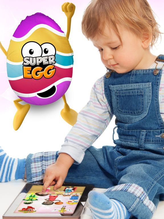 Chocolate eggs for kids