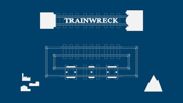Trainwreck (Jambo No. 5, delta-lemon, exxaggerating)