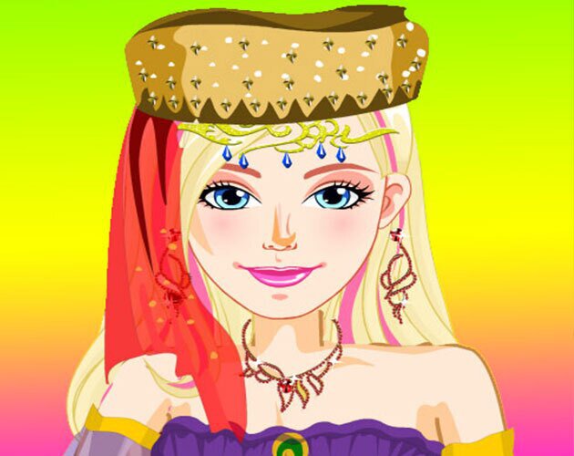 Oriental Barbie Dress Up Game