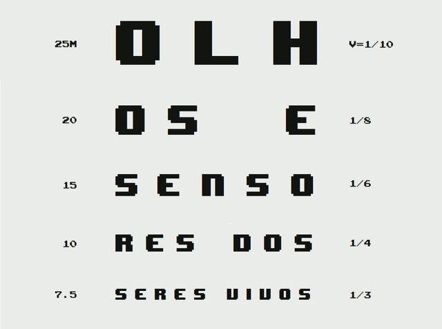 Olhos e Sensores dos Seres Vivos
