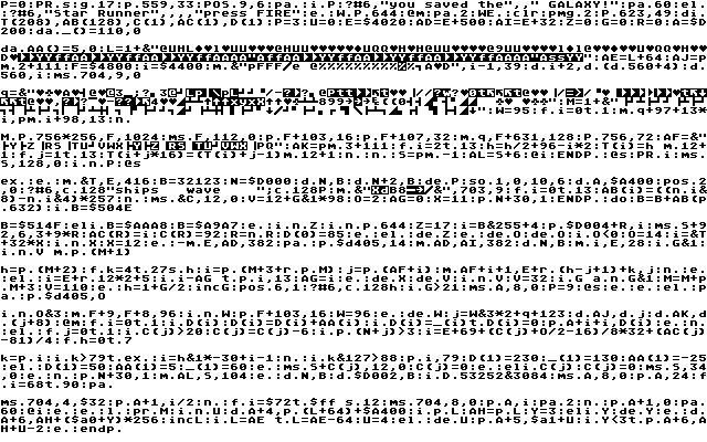 StarRunner (Atari 8-Bit) by Eric Carr