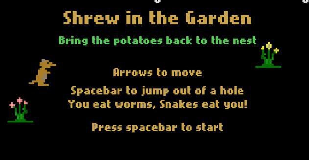 Shrew in the Garden