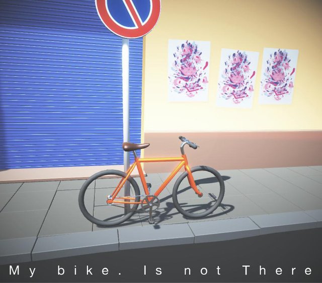 My bike. Is Not There.