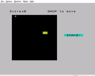 Snake! (ZX Spectrum) by mcphail