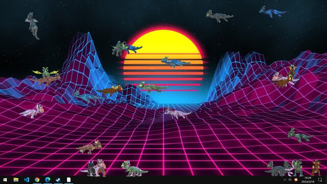 Dragons On Desktop