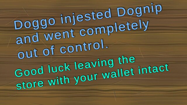 Out of his doggy mind