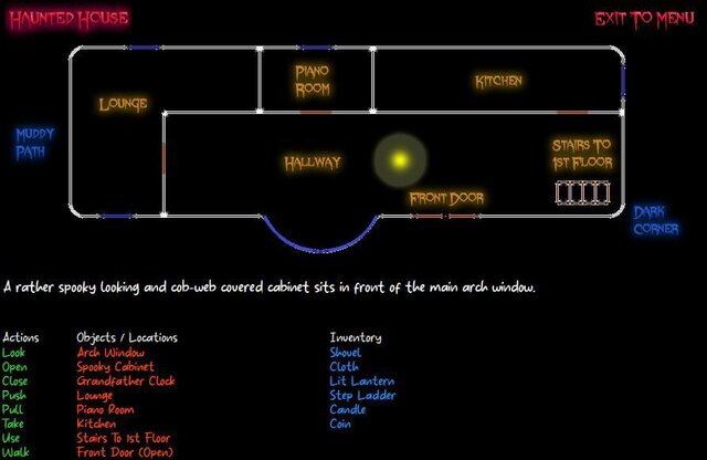 Haunted House - Adventure Game