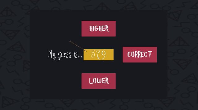 Hogwarts Number Wizard