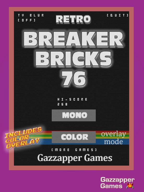 Breaker Bricks 1976 - Breakout Remake