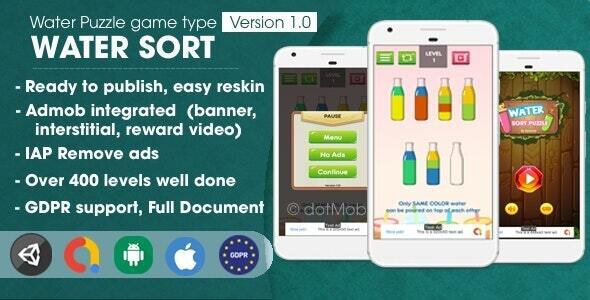 Water Sort Puzzle - Unity Complete Project
