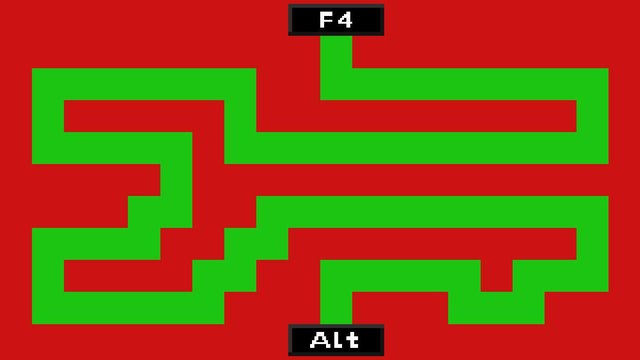 Alt + F4
