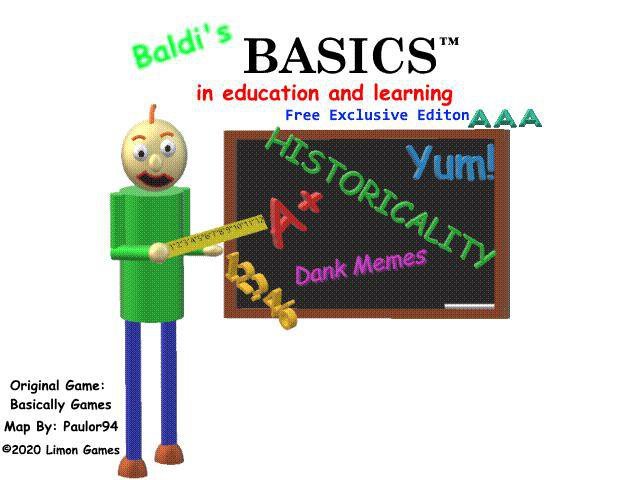 Baldi's Basics - Free Exclusive Edition: Triple A
