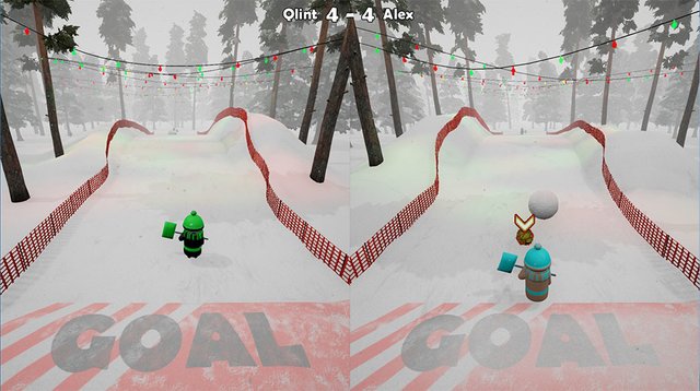 Extreme Snowball Tennis