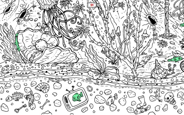 100 hidden Cthulhu fish 2