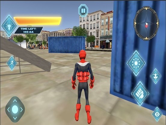 Black Spider Flying Hero
